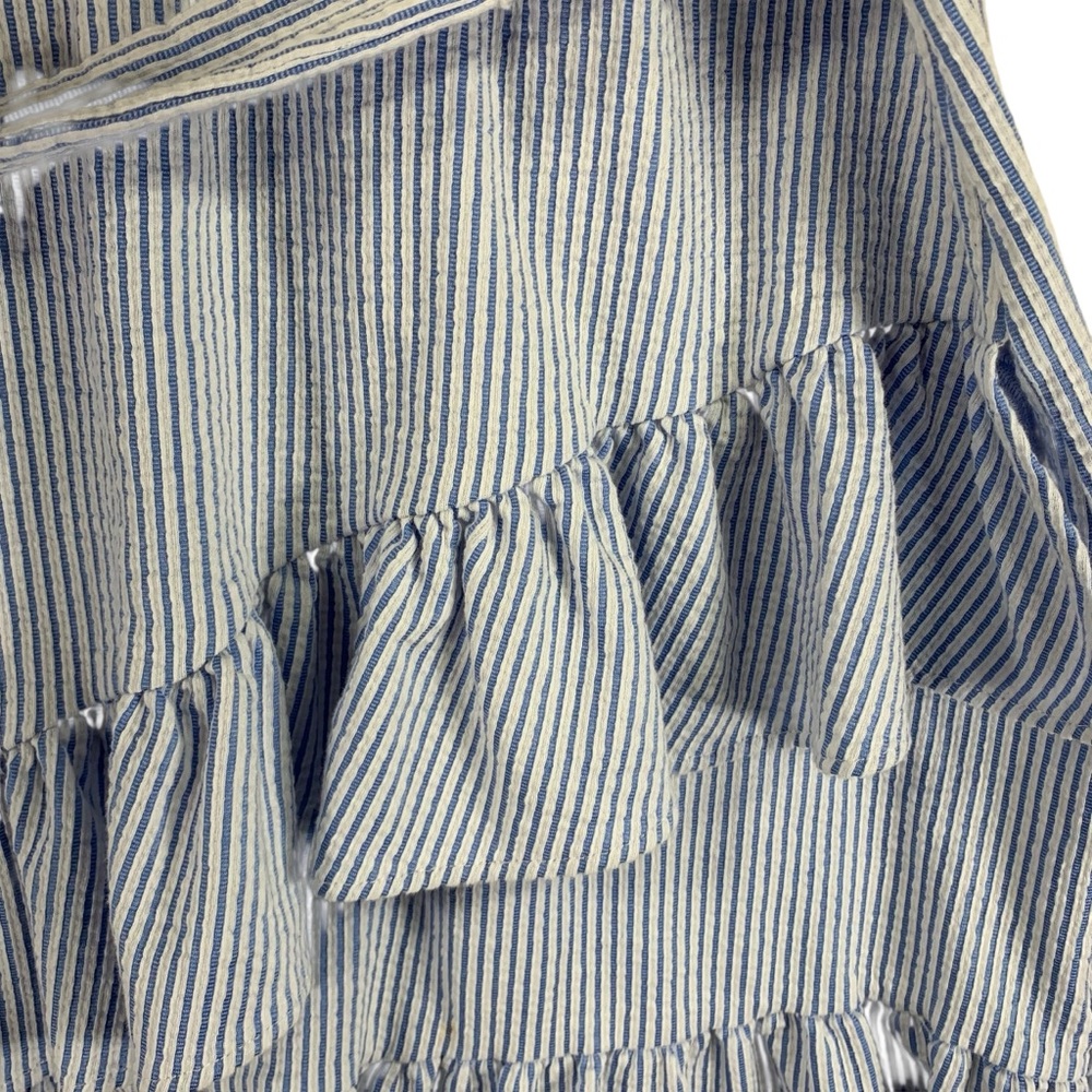 Michael Kors Sky Blue Ruffle Sleeve Mini Dress - Picture 10 of 15